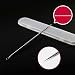 1Set(3PCS)Silver Professional Remove Blackheads Tweezers Acne Pins Pimples Needle Stainless Steel Bend Curved Blemish Extractor Tool With Storage Box for Eliminates Whiteheads Acne Treatment and Blemish Removal