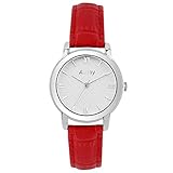 abrray bambusmaserung Leder Band Armbanduhr für Frauen