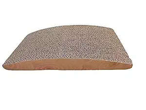 RvPaws Cardboard Scratcher Toy for Cat & Kittens Training Pet (Color May Vary)