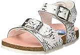  Pablosky Sandalias con Punta Abierta para Niñas, Plateado (Plata 468754), 23 EU