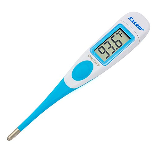 Digital Baby Thermometer for Oral, Axillary Underarm, Rectal Temperature,from Penewell® Fast Measurement in 15 Seconds, Rounded Comfort, Large LED Screen, Easy Read Two Alarm Function, BBT Basal Body Temperature Fertility Monitor, Remembers Last Temperature