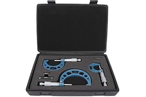 Ytterdiameter mikrometer, 3 stycken mätskruvar, mikrometerskruv med 25 mm