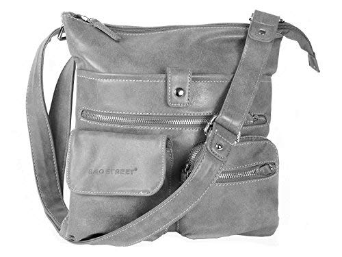 Bag Street - Bolso al hombro para mujer Gris gris