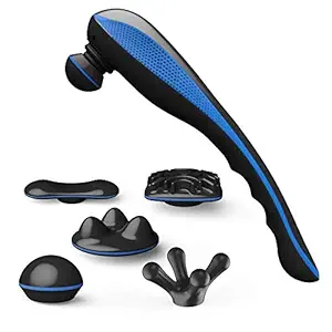 WAHL 04232-024 Deep Tissue Cordless Percussion Massager (Blue-Black)