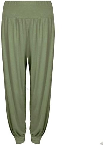 New Girl FashionsNew Girl Women Ladies Plain Full Length Baggy Boho Hippy Loose Fit Harem Ali Baba Aladdin Casual Stretchy Trousers Pants Leggings Bottoms Plus Size XL XXL XXXL 8 10 12 14 16 18 20 22 24 26