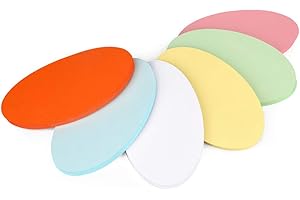 ewtshop® Lot de 250 Cartes d'animation, cartes de présentation ovales 19 x 11 cm - 6 couleurs - Pour présentation professionnelle