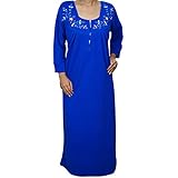 Indiatrendzs Women Winter Fleece Nightwear Maxi Nighty