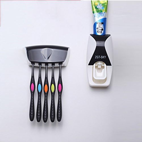 Modern and minimalist mouthwash wall mount bracket brush toilet kit