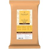 Cocoacraft 52% Mild Dark Chocolate Couverture Tempered Slab (1KG) Chocolate Bar | 100% Natural | Handmade Artisinal Couvertur