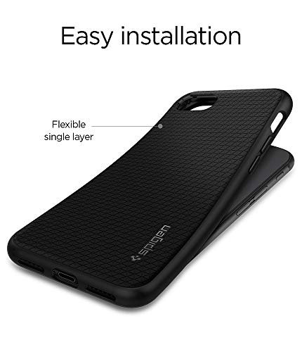 Spigen - Funda Liquid Armor Dise o con Flex Durable y F cil Agarre para iPhone Negro LA Nero reviews Spigen - Funda Liquid Armor Dise o con Flex Durable y F cil Agarre para iPhone Negro LA Nero