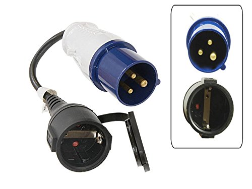 Preisvergleich Produktbild CEE Adapter 230 Volt 3-polig