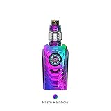 [AI-Technologie]SMOK I-PRIV 230W TC Mod Kit mit E Zigarette Zerstäuber TFV12 Prinz Tank(100% Original) Ohne Nikotin Ohne Tabak (Regenbogen)