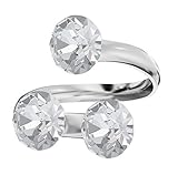 Un xirius plateado anillo de, la mano adornada con piedras de Swarovski es la mayor para una mujer ornamentales. un recuerdo unidades más el de generación en generación, se ha dado, como regalo de cumpleaños o como regalo para sí mismo, es el de plata joyas con clase, elegancia y belleza en la forma más visible. nuestro xirius plateado anillo de ajusta ideal a xirius, que es de cristales de Swarovski.