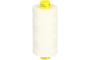 GÜTERMANN GMBH Gutermann Mara 120 Hilo de coser de poliéster, 1000 m, resistente a los rayos UV, color crema