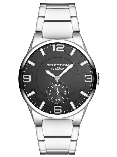 s.Oliver Herren-Armbanduhr XL Analog Quarz Edelstahl SO-2655-MQ s.Oliver Herren-Armbanduhr XL Analog Quarz Edelstahl SO-2655-MQ