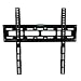 Produktbild QMKJ 26-65 Zoll Fixed TV Wall Mount Bracket Universal Support with Ultra Slim Design for LED LCD 3D Curved Plasma Flat Screen Televisions Super Strong 50kg Weight Capacity Contains Level Device Black