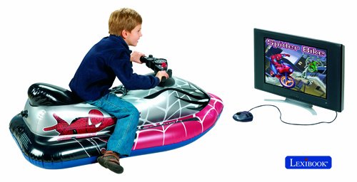 Preisvergleich Produktbild Lexibook Interaktives aufblasbar Spiderman Jet Ski