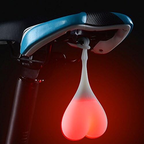 OOFAY Modern Creative Silicone Waterproof Housing LED Bike Lights For Mountain Bicycle IP65 Night Light(Button Cell)