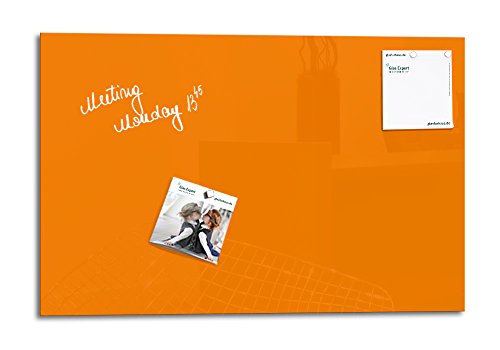 Smart Glass Board Pizarra de cristal magn tica Tablero de notas magn tico en vidrio 2 Imanes SuperDym 60 x 40 cm Naranja reviews Smart Glass Board Pizarra de cristal magn tica Tablero de notas magn tico en vidrio 2 Imanes SuperDym 60 x 40 cm Naranja