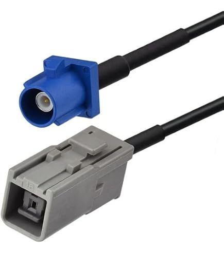 ECSiNG Fakra Z maschio a GT5 maschio adattatore antenna RG174 calibro 20 cm per navigatore GPS ricevitore radio FM/AM/radio satellitare