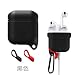 Produktbild Headphone CASE Home Apple AirPods Schutzhülle 2 Generationen der drahtlosen Bluetooth-Ladebox setzen Kopfhörer-Box gegen verlorene Aufbewahrungstasche neu (Color : Black)