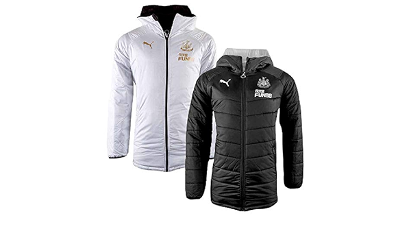 puma nufc bench jacket mens