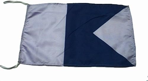 A - International Code Naval Signal Flag - 8" X 13" - Nautical / Boat / Marine