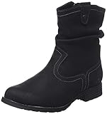 TOM TAILOR Damen 585200330 Stiefeletten, Schwarz (Black 00001), 41 EU