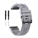 Produktbild Hook.s 26MM Ersatz Silikonarmband mit Werkzeug Armband für Garmin Fenix   5X Fenix   5X Plus Fenix   3 Fenix   3 HR Garmin D2 Uhr