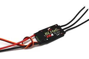 ANEEGFPV Brushless ESC 12A 20A 30A 40A 50A 60A 80A with UBEC for Quadcopter Aircraft Model Fixed Wing Multi-axis DIY FPV RC Drone (UK-HRLH250-20A)