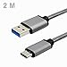 Produktbild USB Typ C Kabel auf USB 3.0 Micro USB C Kabel Cord Nylon geflochtene Schnelle Ladegerät für Samsung Galaxy Note 8 / S8 / S8 Plus, Neuer MacBook, Nokia 8, Google Pixel / Pixel XL, Nexus 6P / 5X, Huawei P9 / P10, HTC 10 / U11, OnePlus 2 / 3 / 5 und weitere