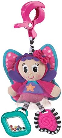 PlaygroPram Toy Fairy, From 0 Months, Dingly Dangly Floss the Fairy, Pink/Blue, 40107