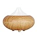 Produktbild Ätherischer Öl Diffusor, HGFKJ 160Ml Aromatherapie Luftbefeuchter Luftreiniger Led Nachtlicht Mit Carve Design Aroma Diffuser Mist Maker (A)