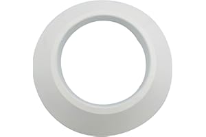 TYGERIX® Rosone Coprimuro Bianco in Gomma EPDM da 130 mm | Rosetta Copriforo Flessibile per Tubi di Caldaie Stufe e Qualsiasi Impianto | Universale | Resistente al Calore | Indeformabile