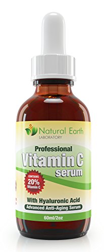 Vitamin C Serum for your Face. 2oz (60 ml). Clinical Strength 20% Vitamin C + Hyaluronic Acid.