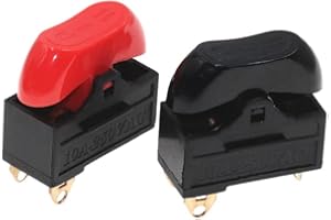 CIZIHUU Interruttore per asciugacapelli 4pcs,interruttore a bilanciere,3 posizioni su interruttore della barca off,Mix