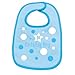 Amscan International First Birthday Boy Fabric Baby Bib