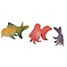 Model Plastic Goldfish Toys Set Pack of 12 Colorful