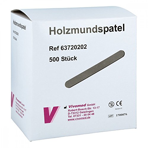 Preisvergleich Produktbild Holzmundspatel Eco-pack 500 stk
