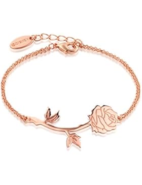Disney Couture Beauty & The Beast Rose Vergoldet Enchanted Rose Armband