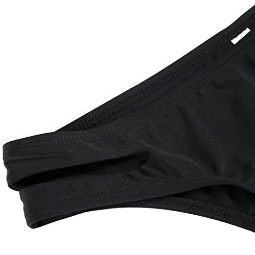 CRAVOG Damen Sexy Bandeau Bikini Set Badeanzug push up - 8