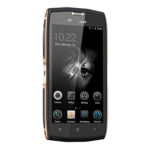 BlackView BV7000 Pro 4G Smartphone 5.0 pollici Android 6.0 MTK6750 1.5GHz octa-core da 4GB di RAM 64GB IP68 ROM 8,0MP impermeabile + 13,0MP telecamere scanner di impronte digitali (colore champagne)