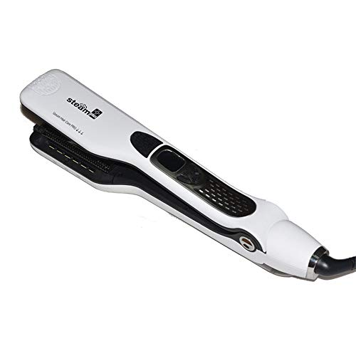 Steam Hair Straightener Dual-Use Steam Spray Splint Curler Does Not Hurt Hair Hairdressing Tools White Steam Hair Straightener Dual-Use Steam Spray Splint Curler Does Not Hurt Hair Hairdressing Tools White