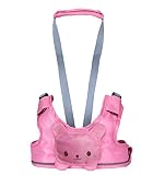 YOUJIA Baby Karikatur Lauflernhilfe mit Auffanggurt, Lauflerngurt für Baby 10-24 Monate 4-in-1 Walkhilfe