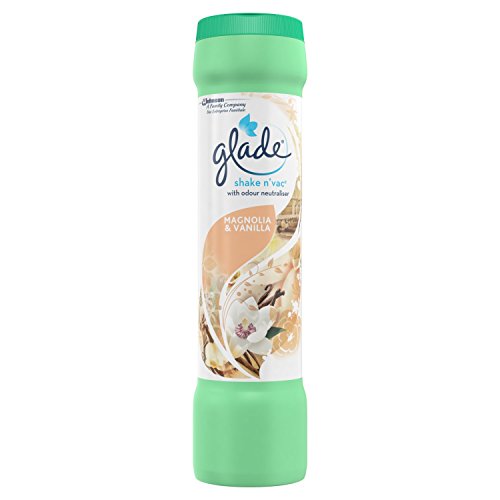 Glade - Limpiador de alfombras Shake 'N' Vac de 500 g, olor a magnolia y vainilla