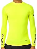  Seven MX Camiseta De Compresión MX 2018 Zero Fluorescent Amarillo (S, Amarillo)