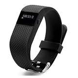 OverDose JW86 Smart Armband Bluetooth 4.0 Sport Smart Armband Schlaf Herzfrequenz für Telefon -Kompatibel mit: Über ISO7.0 / Android 4.3-System (Schwarz)