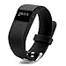 Produktbild OverDose JW86 Smart Armband Bluetooth 4.0 Sport Smart Armband Schlaf Herzfrequenz für Telefon -Kompatibel mit: Über ISO7.0 / Android 4.3-System (Schwarz)