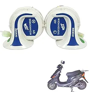 Kozdiko Mocc Scooty Horn 18 in 1 Digital Tone Magic Horns Set of 2 for Avon E Mate