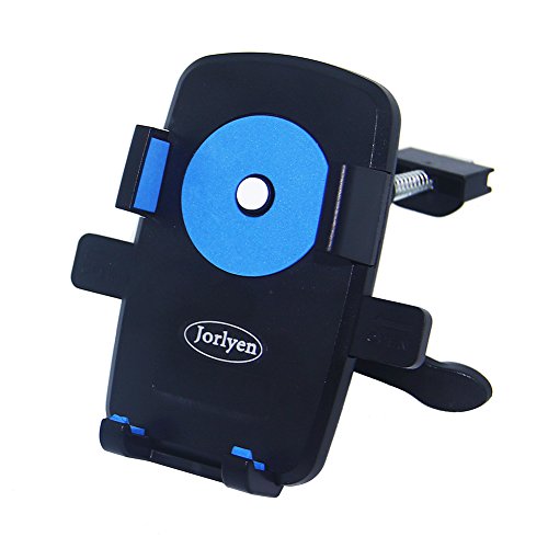 Supporto universale per cellulare da montare su bocchetta d'aria dell'auto, compatibili con bocchette orientate in verticale o orizzontale, per iPhone 7, 7 Plus, 6s, 6s Plus, 6, 6 Plus, 5S, Nexus 7, Huawei P9 e altri cellulari Android con display da 3,5